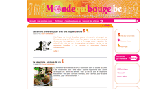Desktop Screenshot of mondequibouge.be