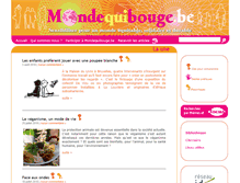 Tablet Screenshot of mondequibouge.be